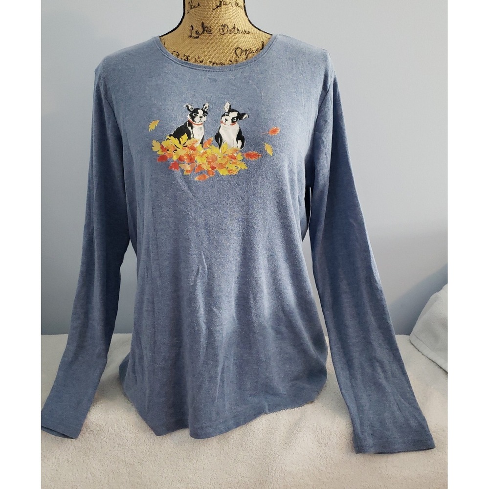 Craft & Barrows Womans Fall Long Sleeve top Size Large